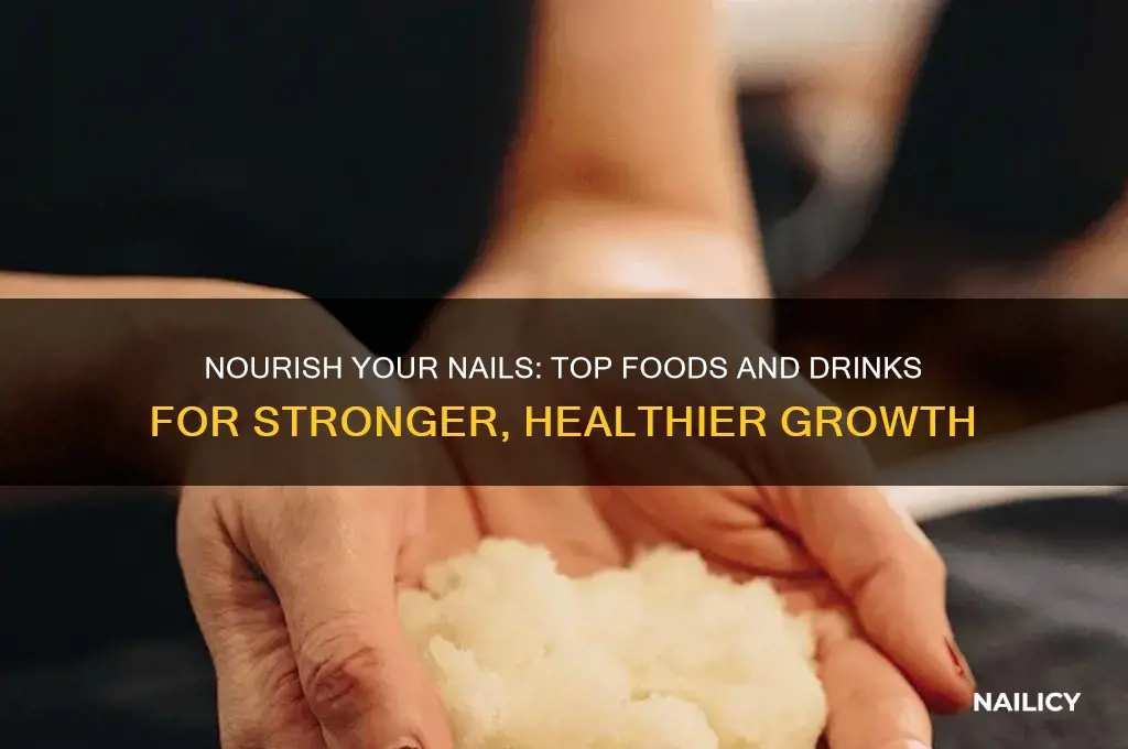 what to eat or drink to strengthen nails