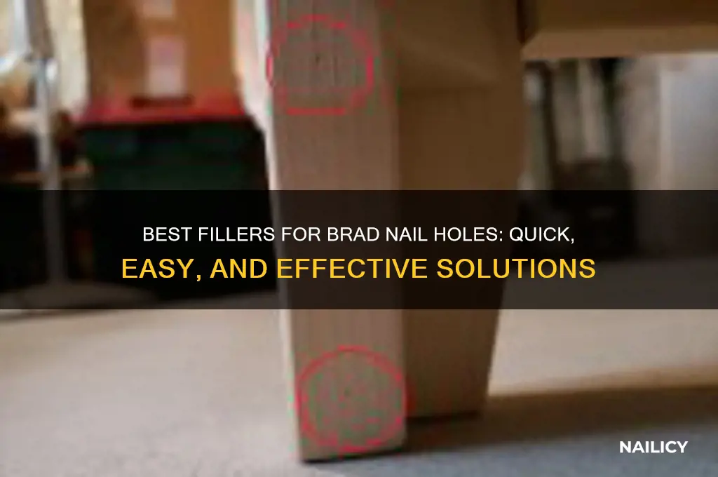 what to fill brad nail holes with