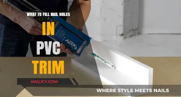 How to Fill Nail Holes in PVC Trim