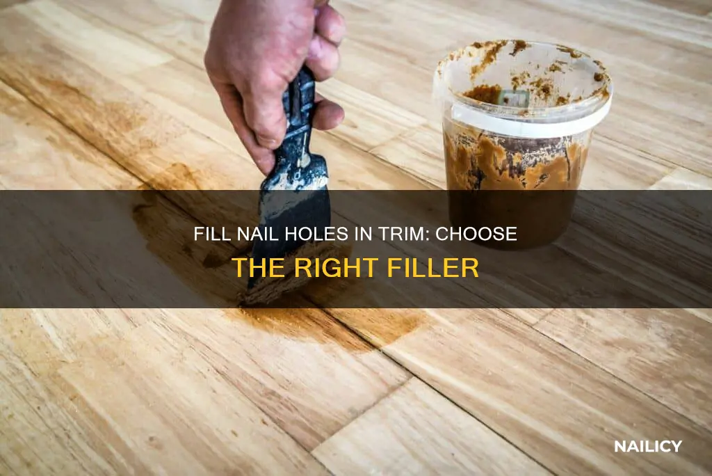 what to fill nail holes in trim with