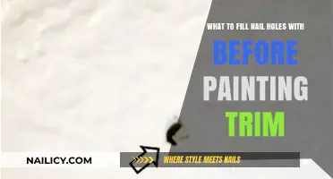 Trim Touch-Ups: Filling Nail Holes Before Painting