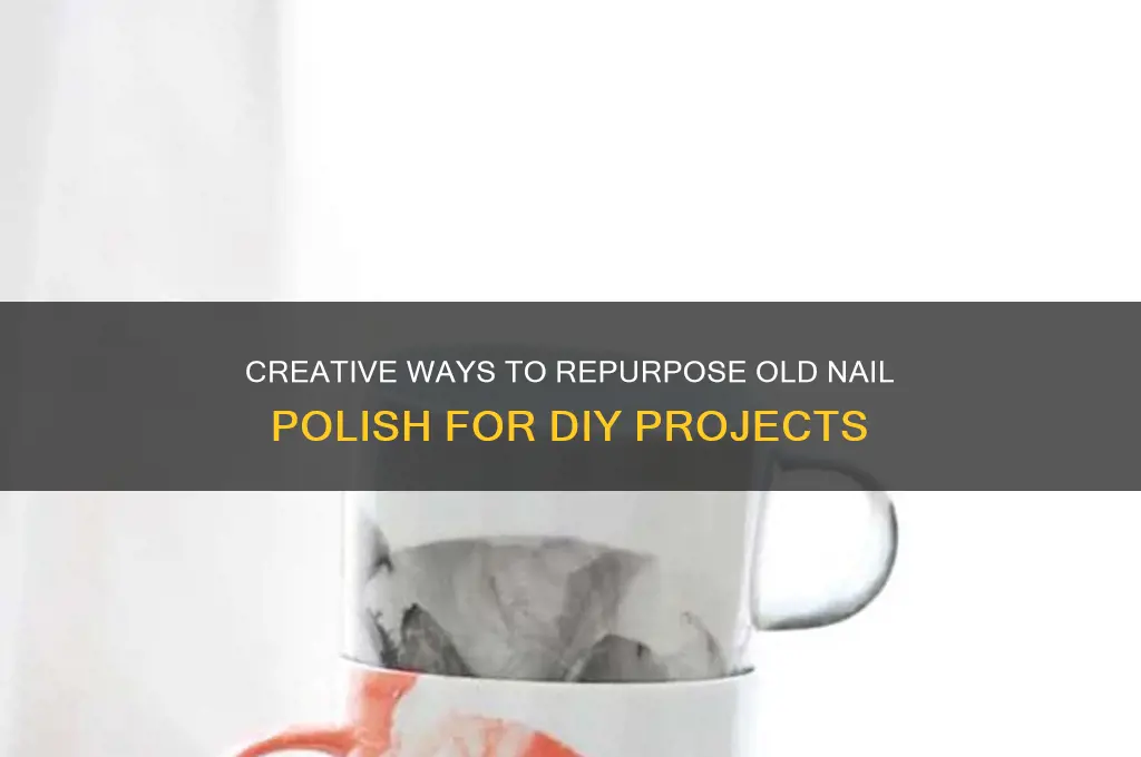 what to make with old nail polish