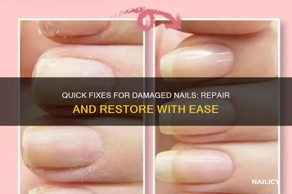 what to put on a damaged nail