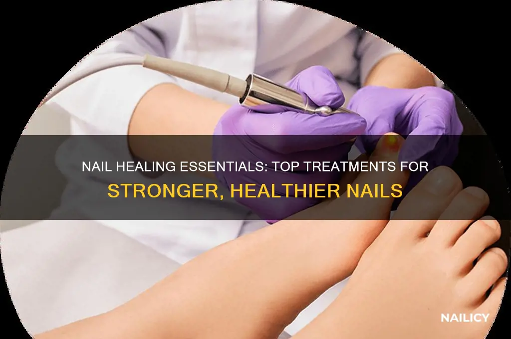 what to put on nails to heal them