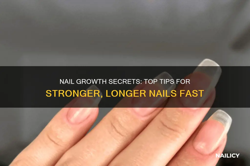 what to put on nails to make them grow faster