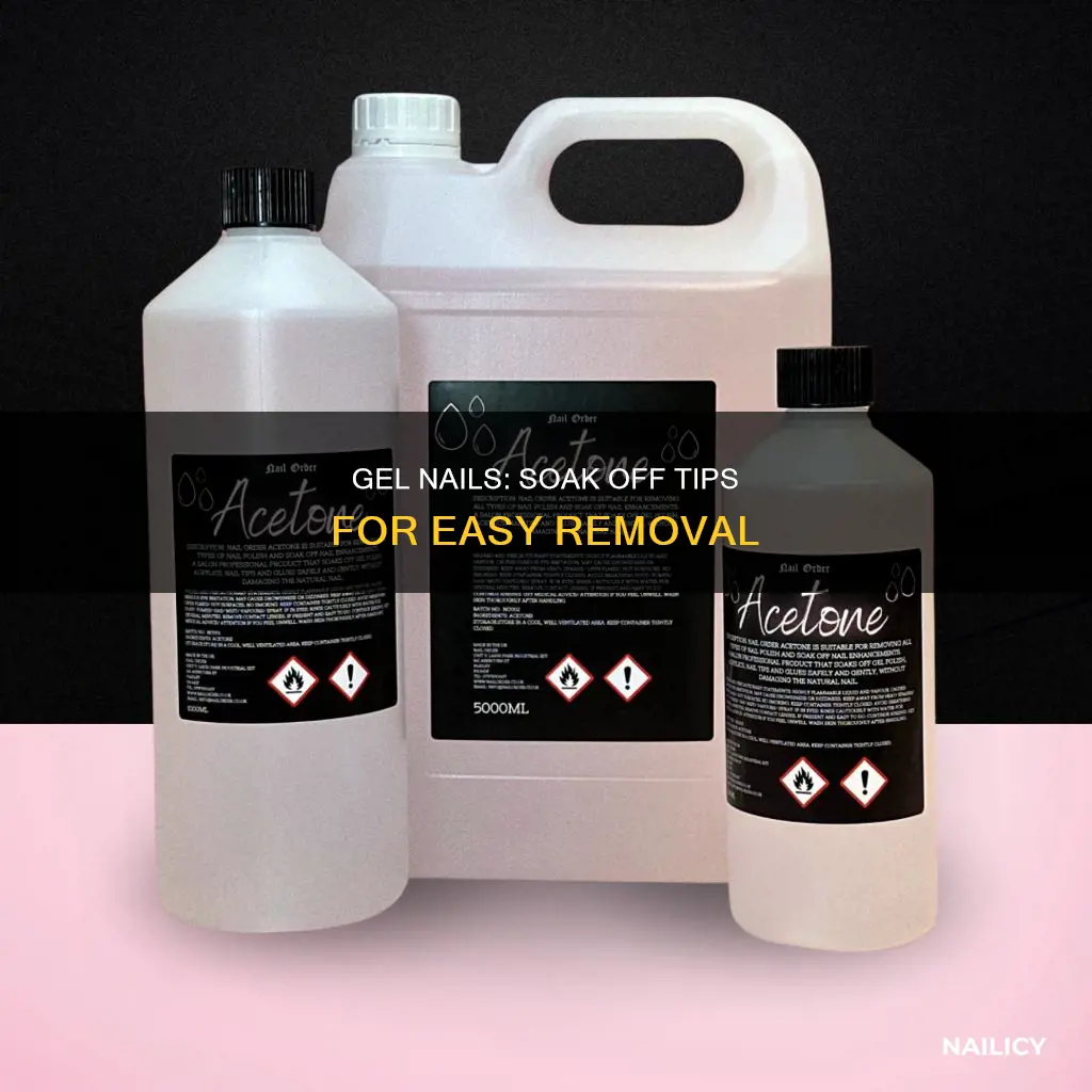 what to soak gel nails in to remove