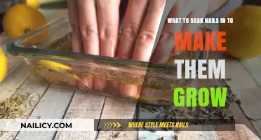 Nail Soaking Solutions for Faster Growth