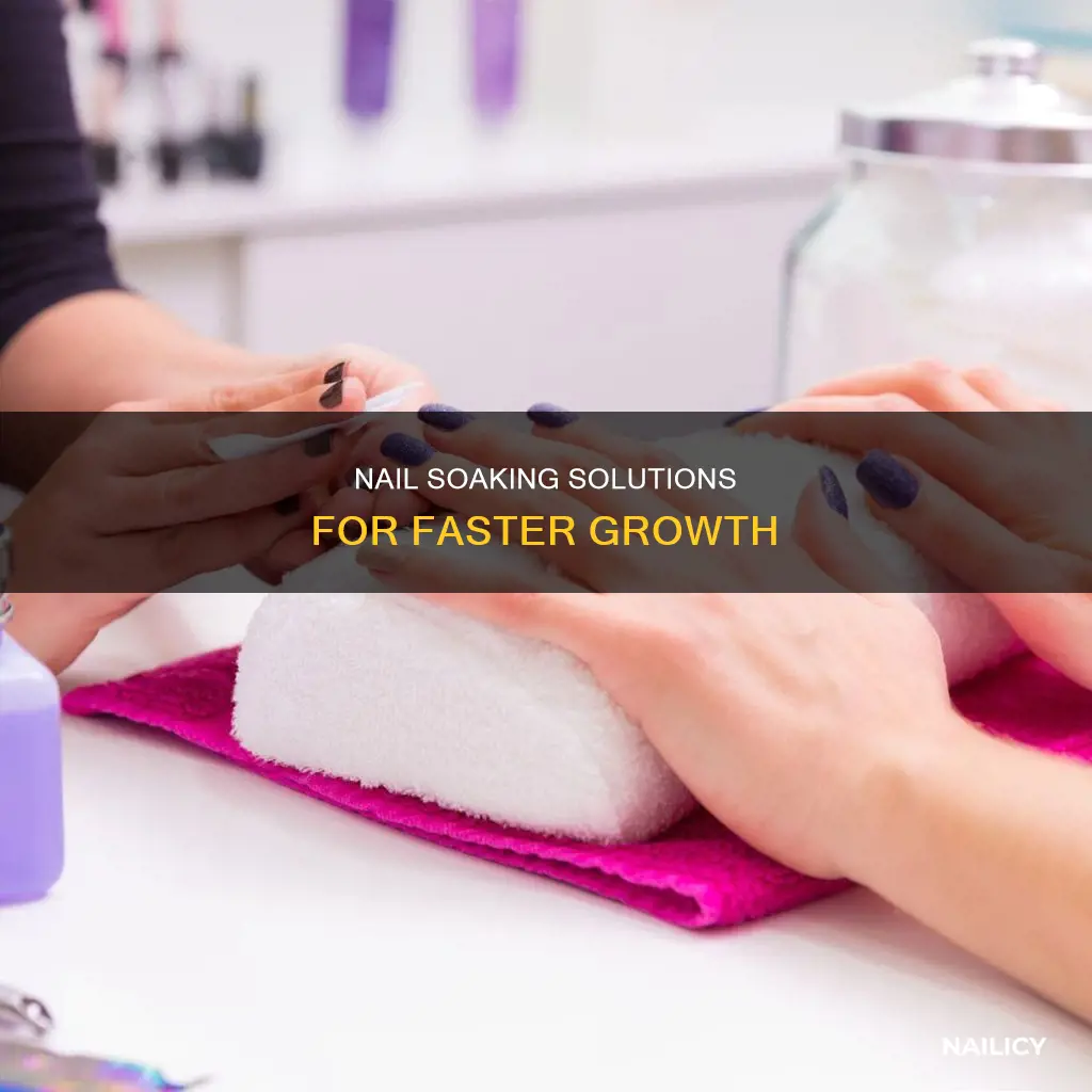 what to soak nails in to make them grow