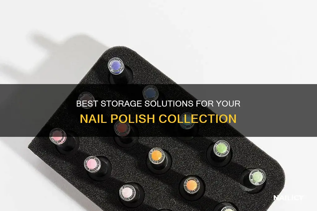 what to store finger nail polish in