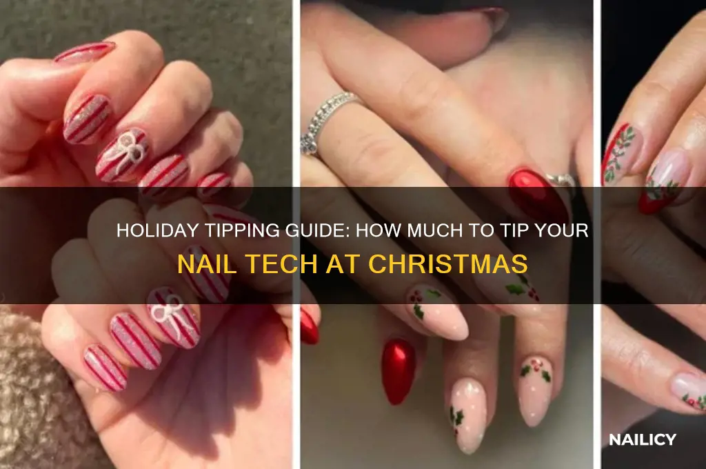 what to tip nail tech at christmas