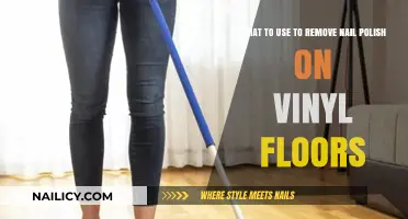 Quickly Remove Nail Polish from Vinyl Floors with This