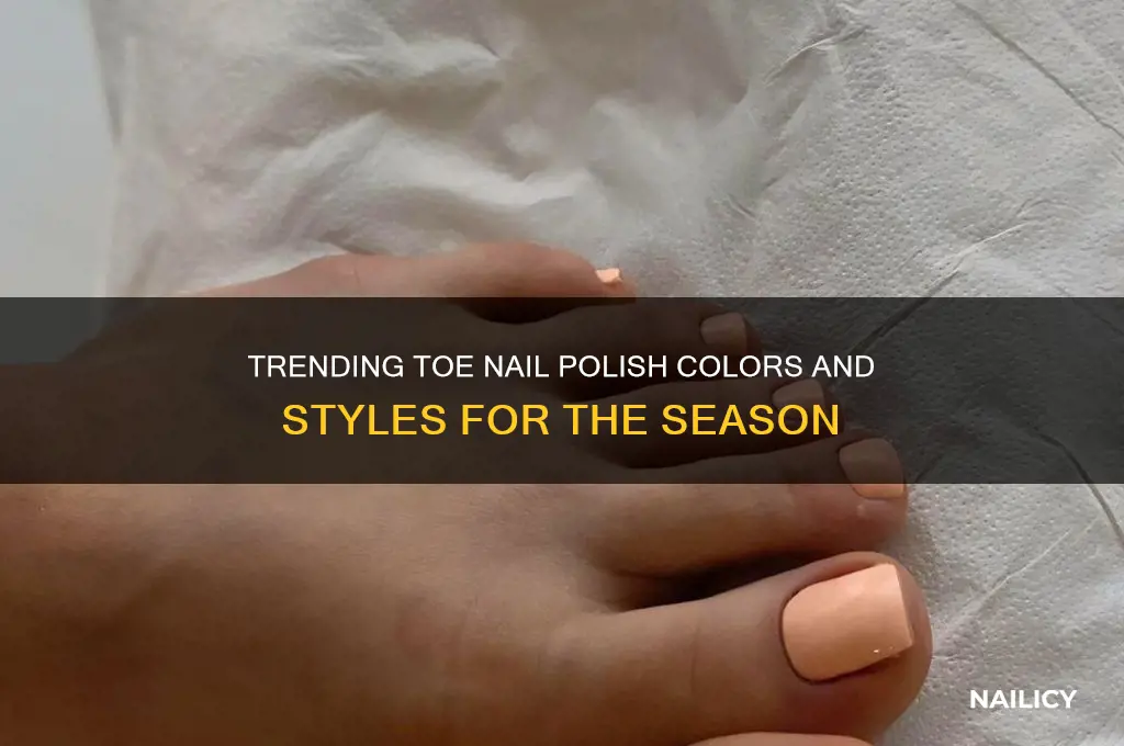 what toe nail polish is trending