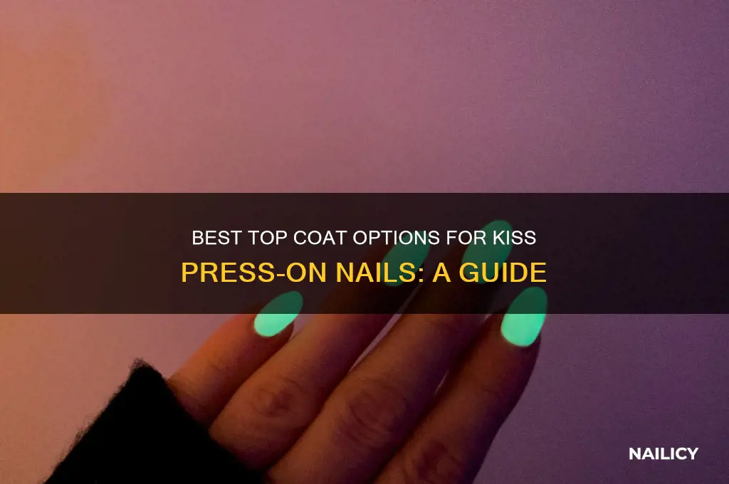 what top coat does kiss press on nails