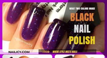 Mixing Shades: What Two Colors Create Black Nail Polish?