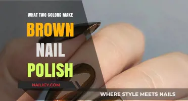 Mixing Shades: Discover the Two Colors Behind Brown Nail Polish