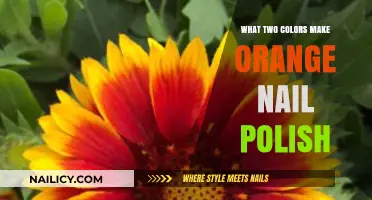 Mixing Red and Yellow: Creating the Perfect Orange Nail Polish