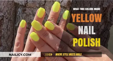Mixing Colors: What Two Shades Create Yellow Nail Polish?
