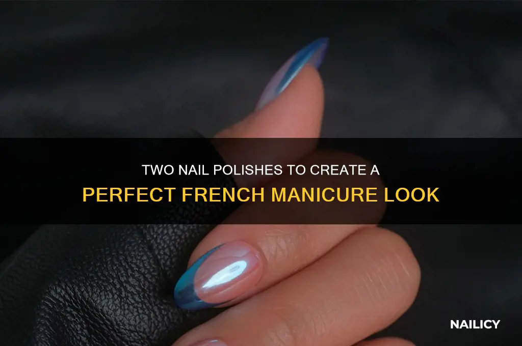 what two nail polishes looks like a french manicure