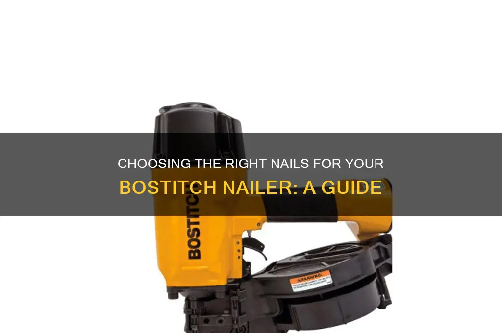what type nails for bostich