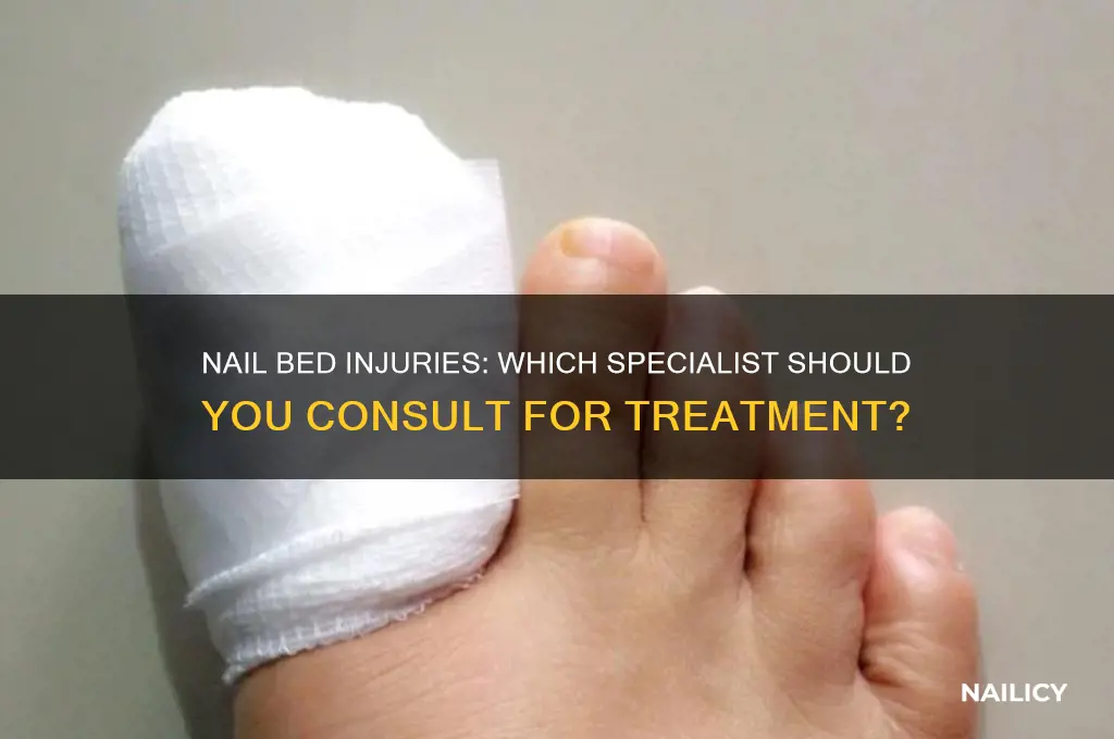 what type of doctor handles nail bed injuries