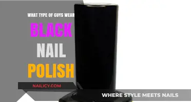 Black Nail Polish: Unveiling the Bold Guys Who Rock This Trend