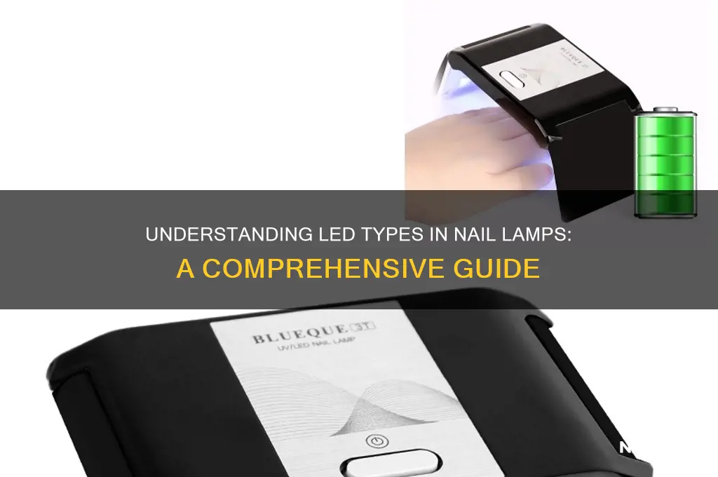 what type of led is in nail lamps