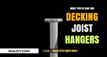 Best Nails for Decking Joist Hangers: Secure Your Deck with Confidence