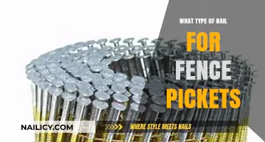 Choosing the Right Nails for Secure and Durable Fence Pickets
