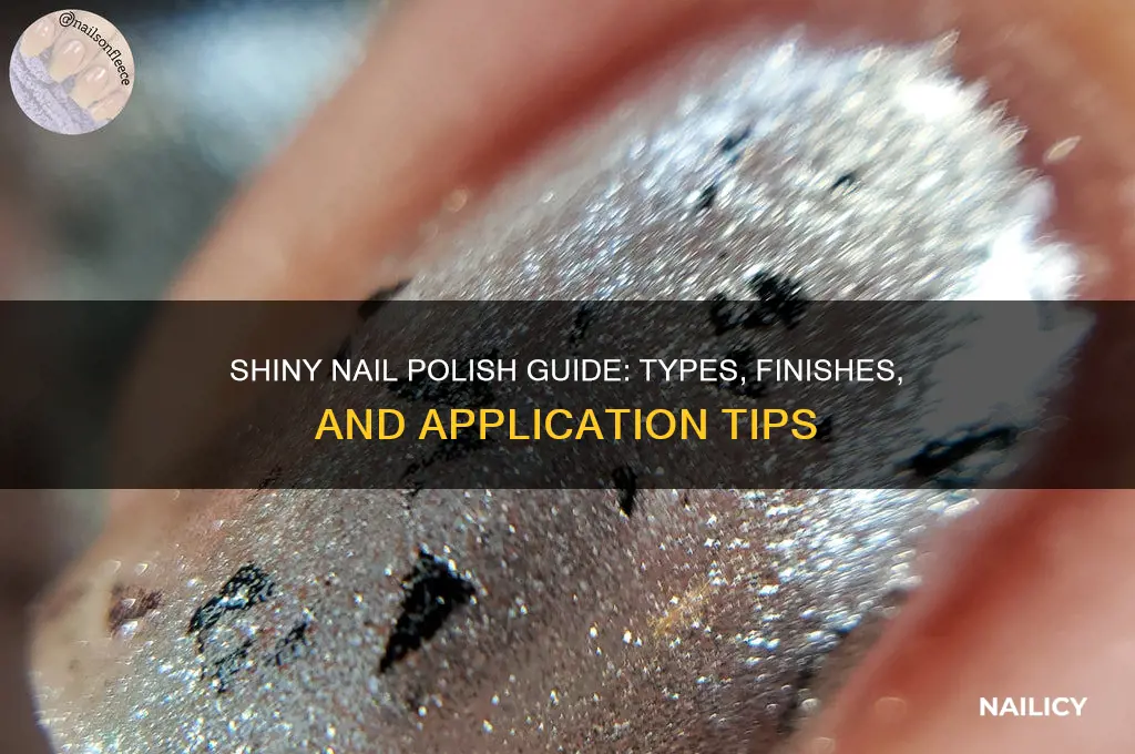 what type of nail polish is shiny