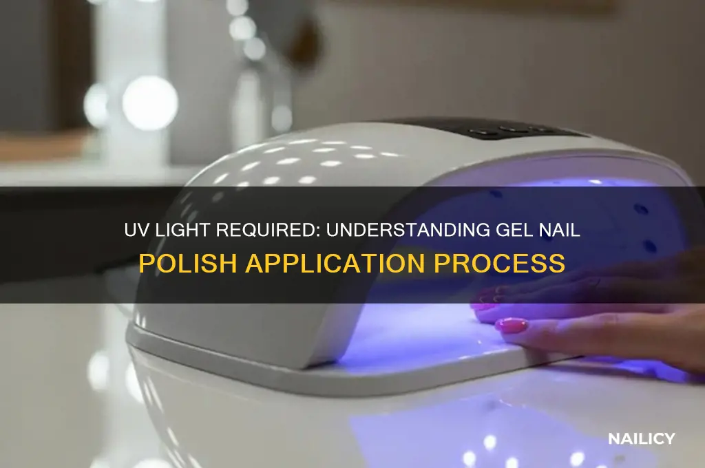 what type of nail polish needs uv light
