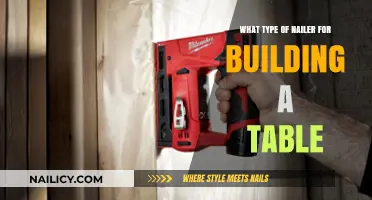 Best Nailer Types for Building a Sturdy and Durable Table