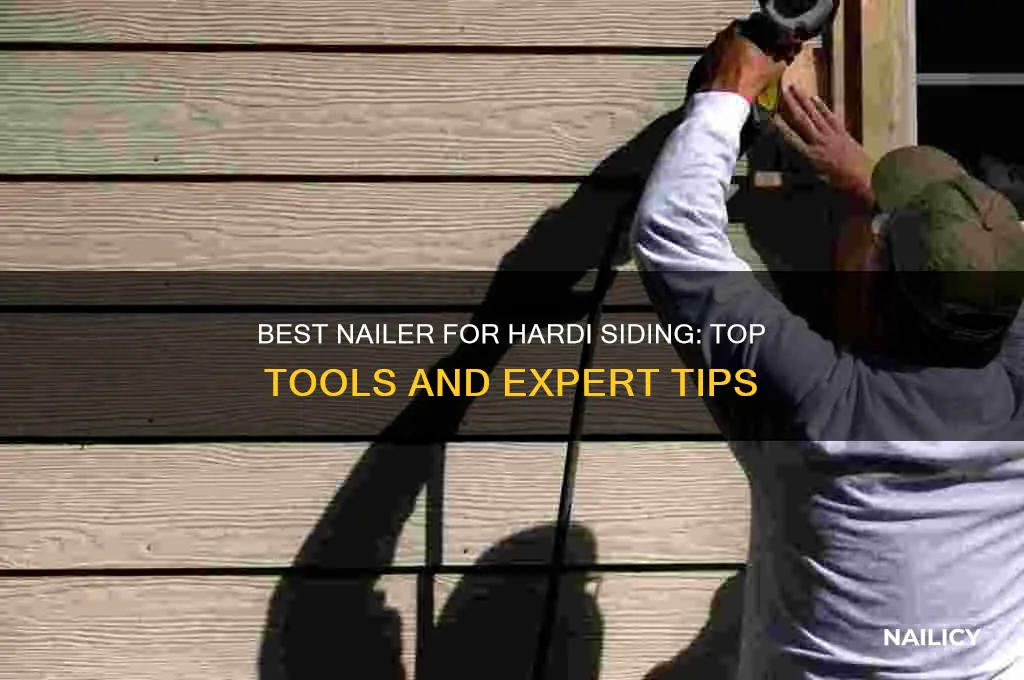 what type of nailer for hardi siding