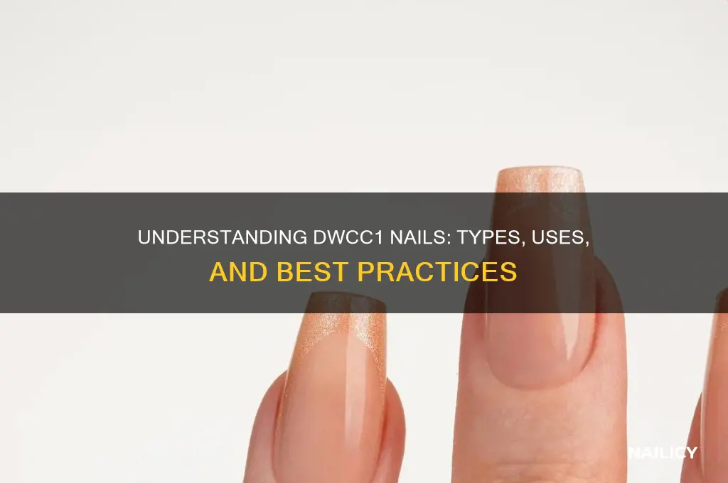 what type of nails dwcc1