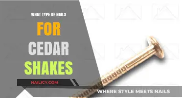 Choosing the Right Nails for Cedar Shakes: A Comprehensive Guide