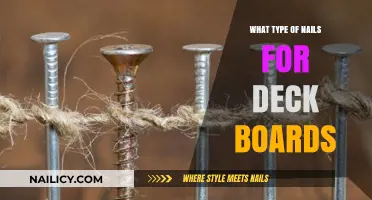 Choosing the Right Nails for Deck Boards: A Comprehensive Guide