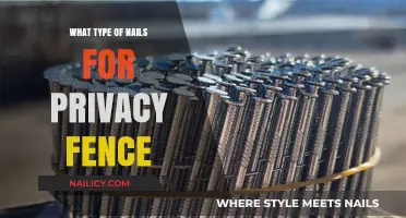 Best Nails for Privacy Fence: Choosing the Right Type for Durability