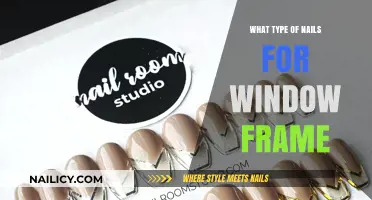 Choosing the Right Nails for Secure and Durable Window Frame Installation