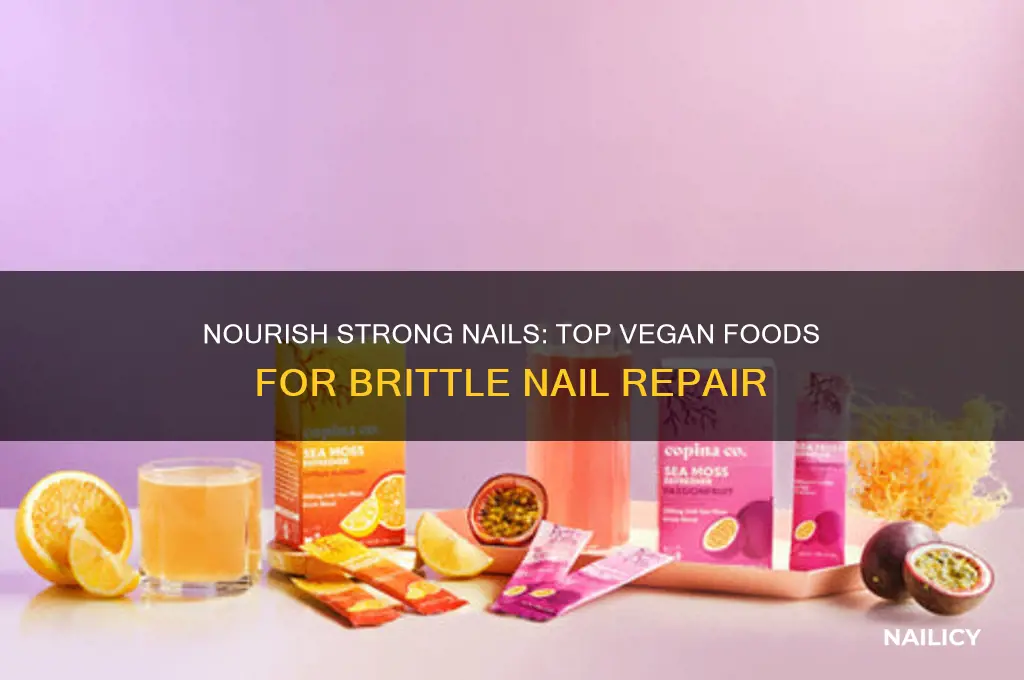 what vegan foods help with brittle nails