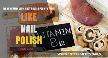 Unusual Taste? Vitamin B12 Deficiency May Cause Nail Polish Flavor