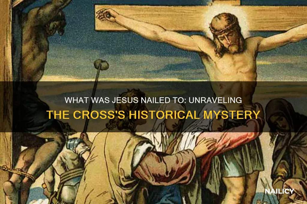 what was jesus nailed to