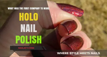 The Pioneer of Holo Nail Polish: Unveiling the First Innovator