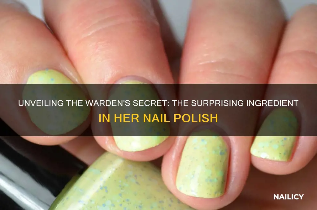 what was the special ingredient in the warden