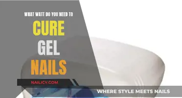 Gel Nails Curing: Wattage Requirements for Perfect Results