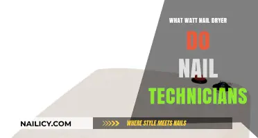 Optimal Wattage for Nail Dryers: What Nail Technicians Recommend