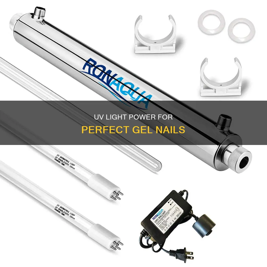 what watt uv light for gel nails