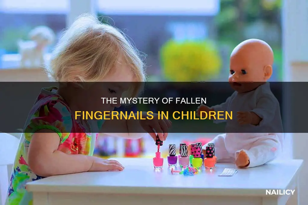 what will cause a kids finger nail to fall off