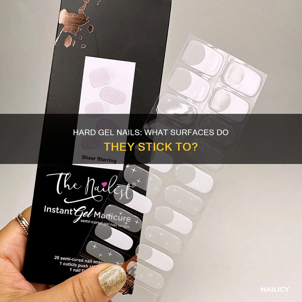 what will hard gel adhere to on nails