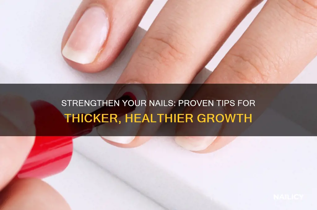 what will make my nails thicker