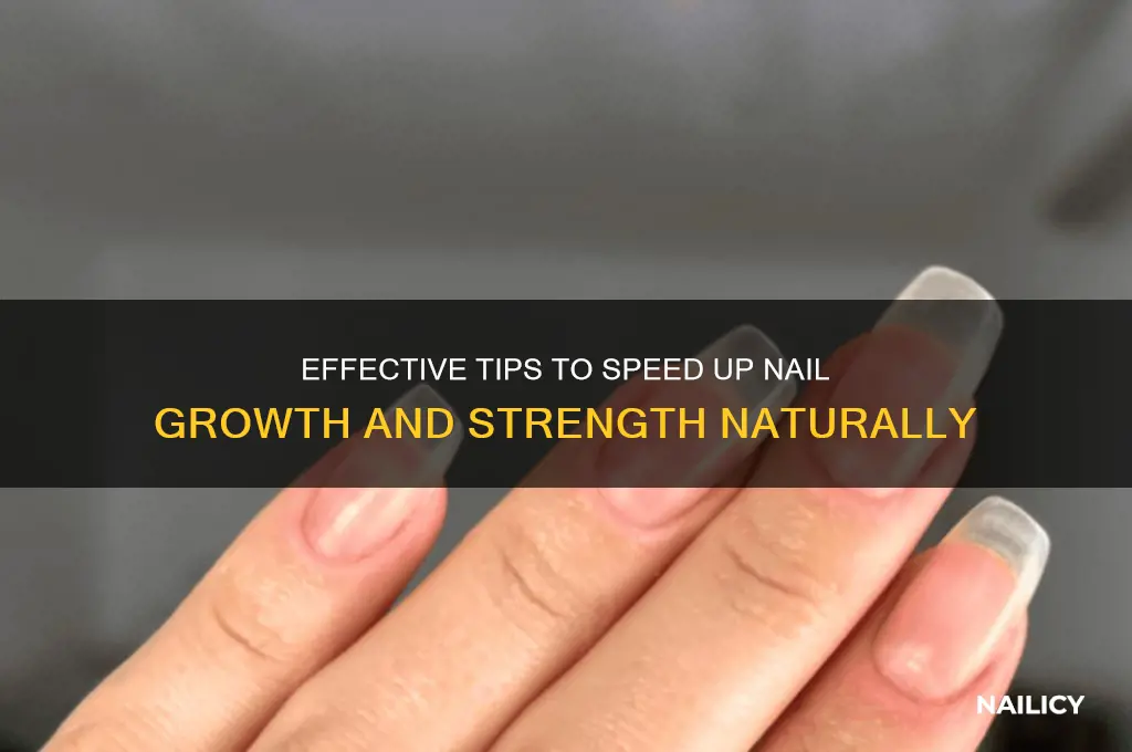 what will make nails ryst quickly