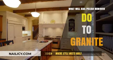 How Nail Polish Remover Affects Granite